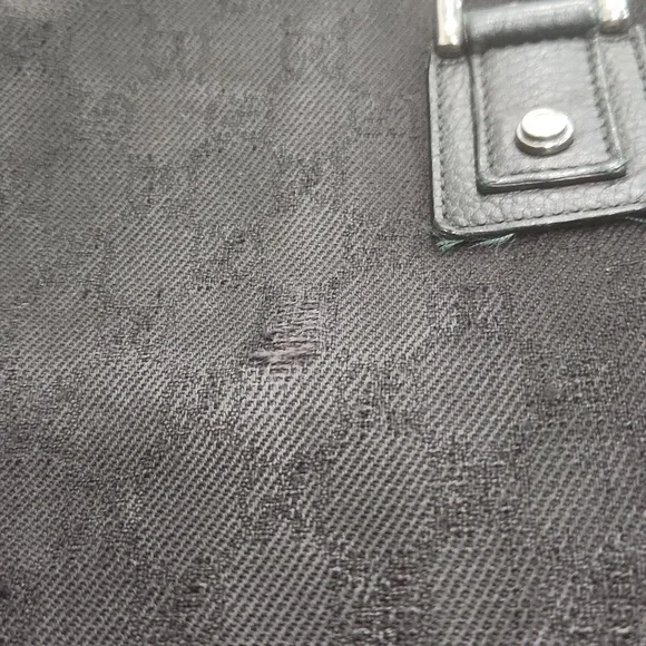 Gucci Canvas Abbey Elegant Black Crossbody Bag - Picture 3 of 9